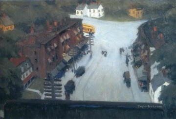 Edward Hopper Painting - american village Edward Hopper